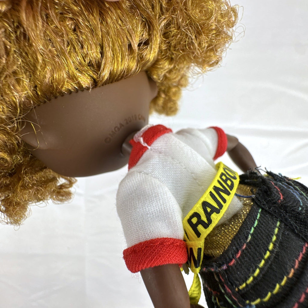 MGA L.O.L. Surprise! O.M.G. Royal Bee 10-inch fashion doll dressed in Rainbow High Amaya Raine outfit
