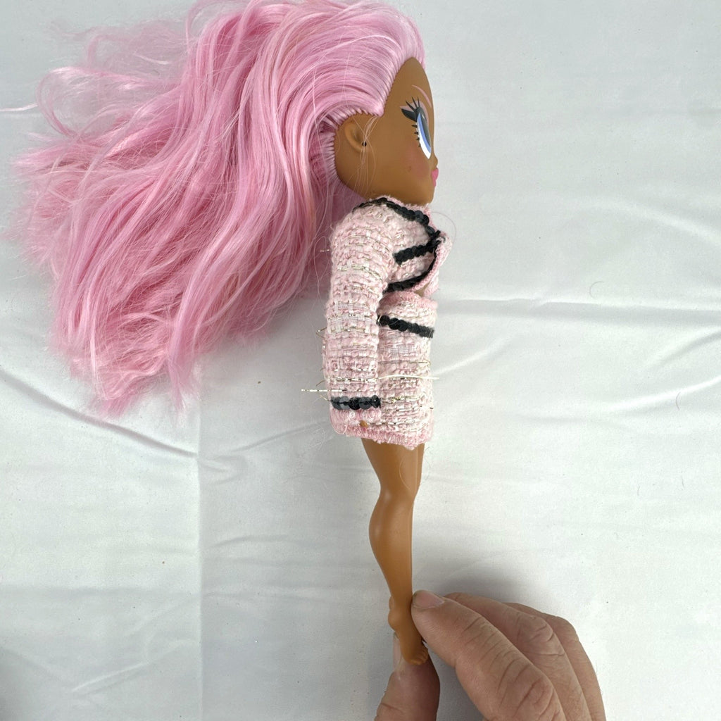 MGA L.O.L. Surprise Tweens Fancy Gurl doll in pink and black tweed outfit