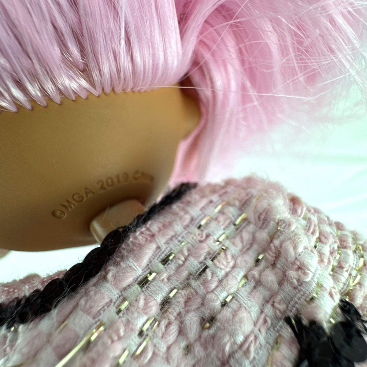 MGA L.O.L. Surprise Tweens Fancy Gurl doll in pink and black tweed outfit