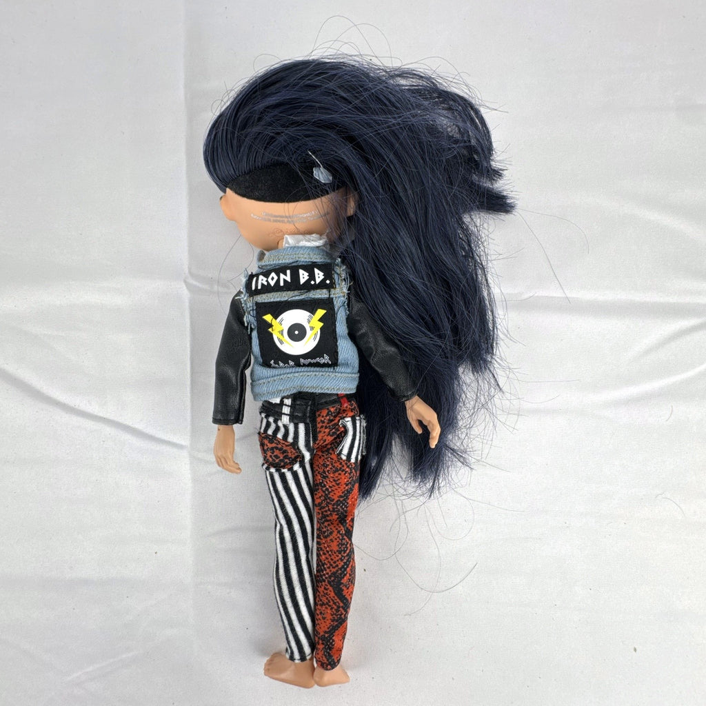 MGA L.O.L. Surprise! O.M.G. Remix Rocker Boi 10-inch articulated fashion doll in graphic tee, jacket, and pants