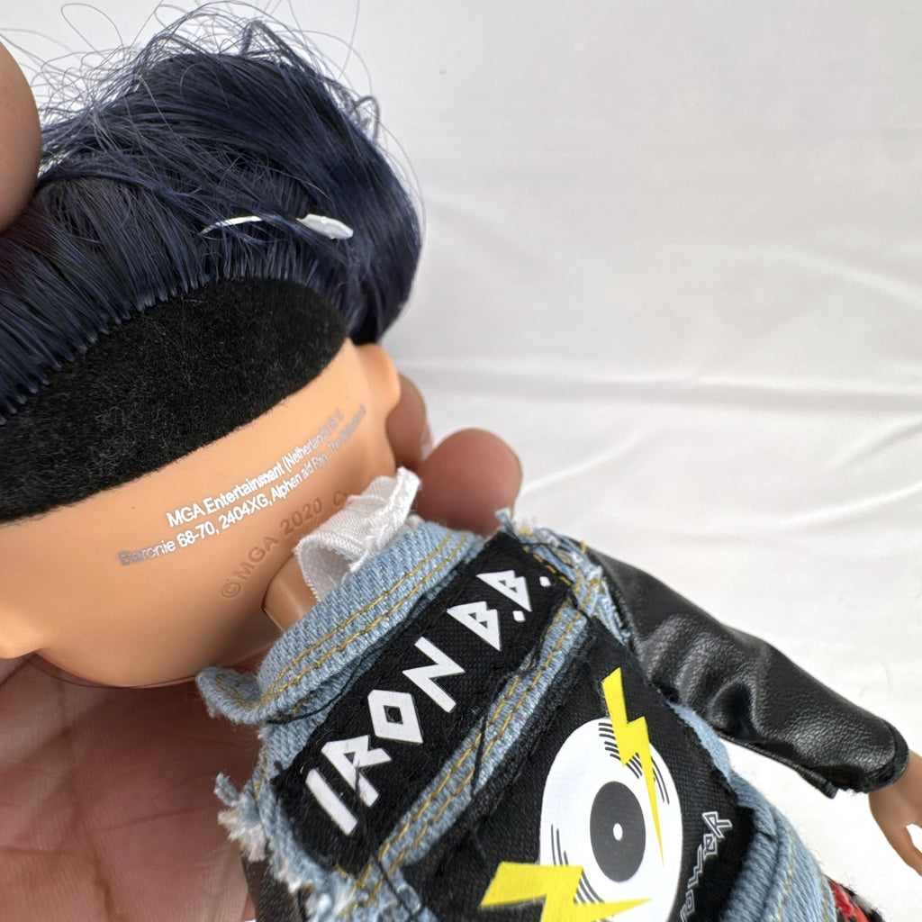 MGA L.O.L. Surprise! O.M.G. Remix Rocker Boi 10-inch articulated fashion doll in graphic tee, jacket, and pants
