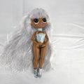 MGA LOL Surprise OMG Cosmic Nova fashion doll with floor-length silver hair and metallic corset
