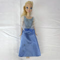 Mattel Disney Princess Cinderella 11.5-inch fashion doll in blue sparkle ballgown