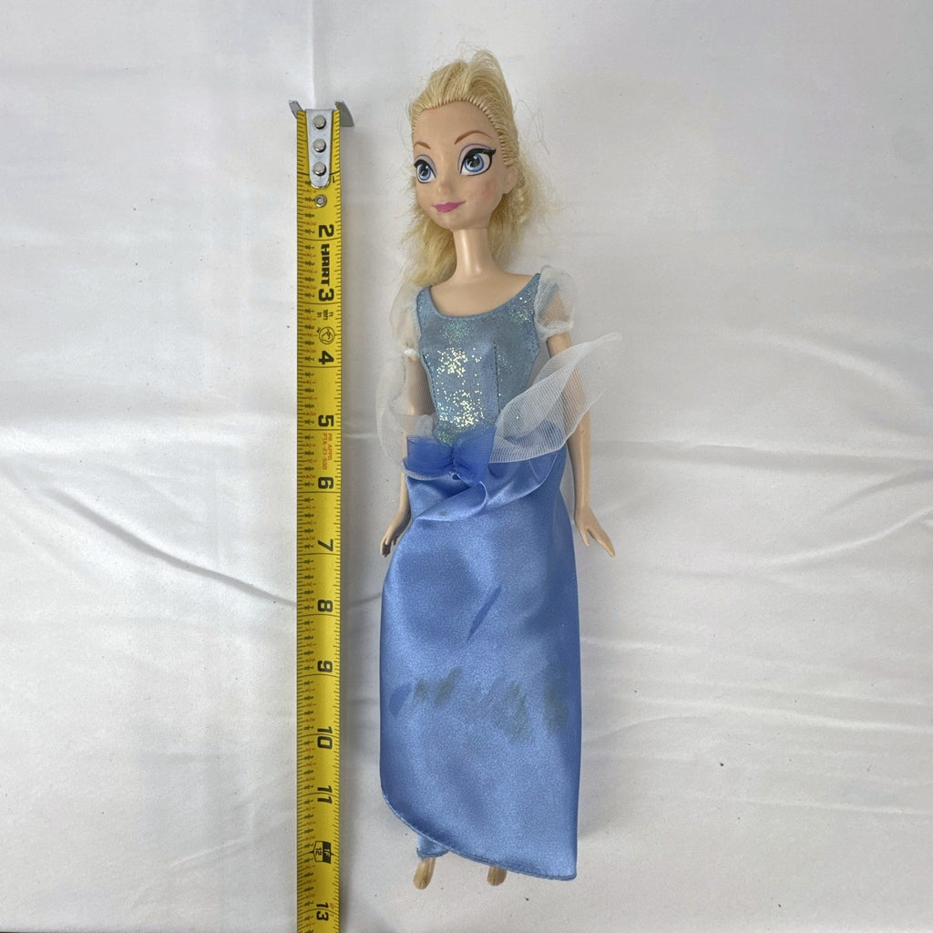 Mattel Disney Princess Cinderella 11.5-inch fashion doll in blue sparkle ballgown