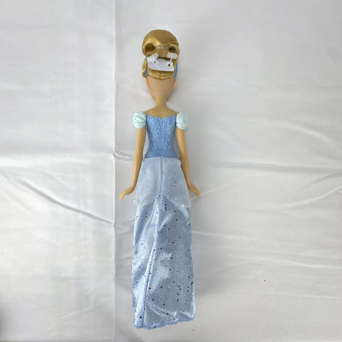 Disney Cinderella 11-inch fashion doll in molded blue bodice and glitter ballgown skirt