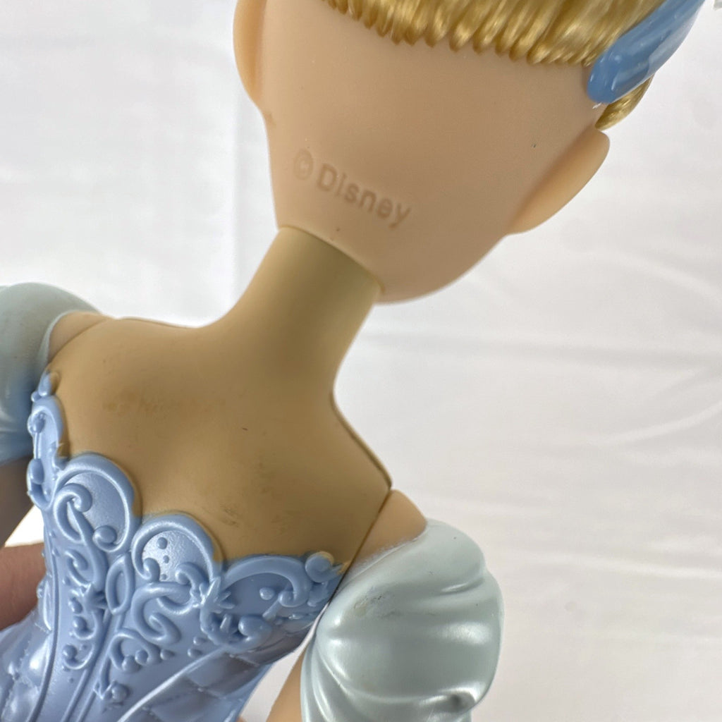 Disney Cinderella 11-inch fashion doll in molded blue bodice and glitter ballgown skirt