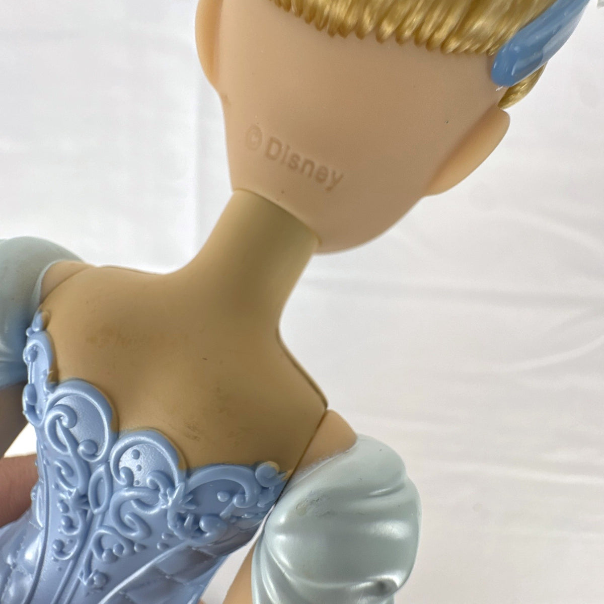 Disney Cinderella 11-inch fashion doll in molded blue bodice and glitter ballgown skirt