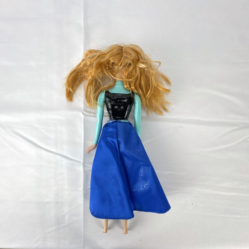 Hasbro Disney Frozen Royal Shimmer Anna 11-inch fashion doll with molded bodice and blue glitter skirt