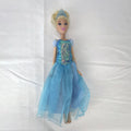 Disney Princess Cinderella 12-inch fashion doll wearing an iridescent blue ball gown and matching tiara
