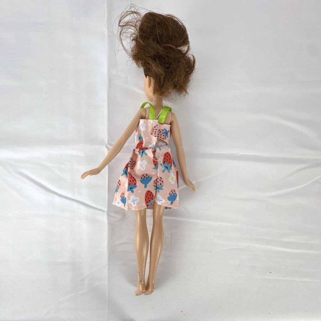 Hasbro Disney Princess Belle 11-inch fashion doll wearing a strawberry print dress