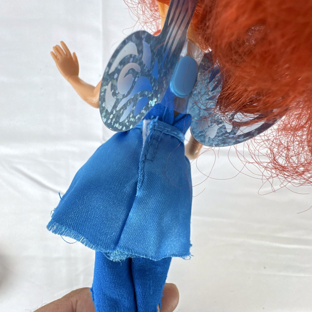 JAKKS Pacific Disney Fairies Rosetta 9-inch garden fairy doll in blue tunic with red hair and fairy wings