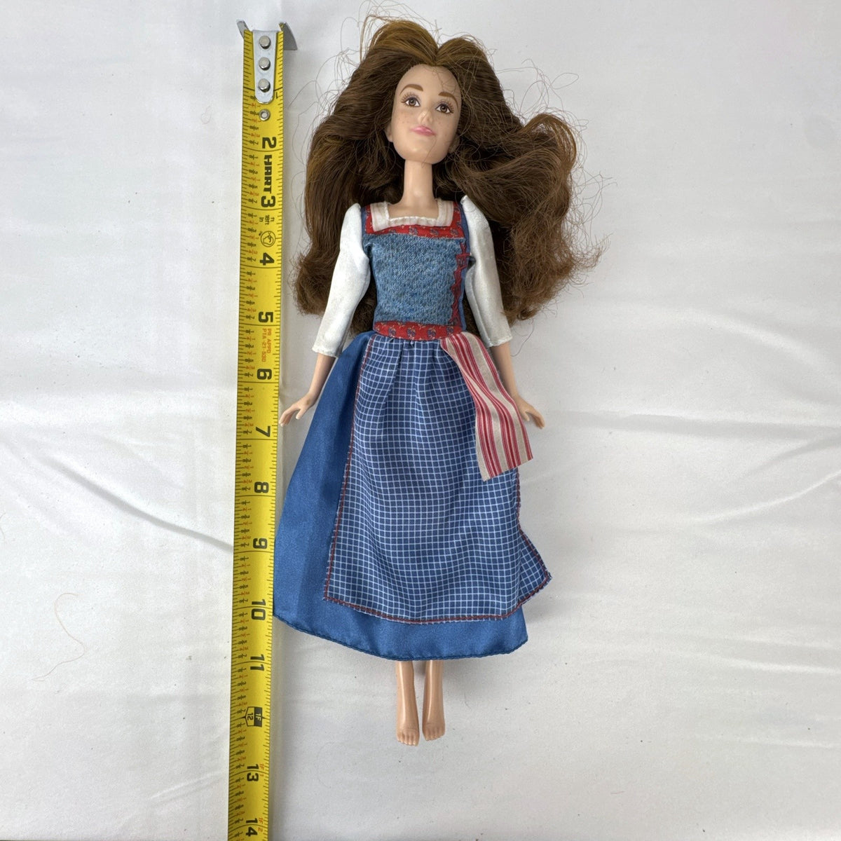 Hasbro Disney live-action Belle 11-inch fashion doll with Emma Watson likeness in blue village dress