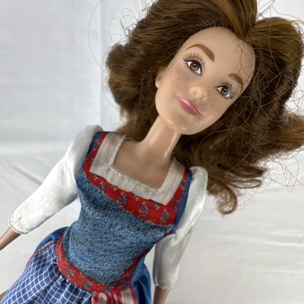 Hasbro Disney live-action Belle 11-inch fashion doll with Emma Watson likeness in blue village dress