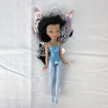 Playmates Disney Fairies Silvermist 9-inch doll with molded blue outfit and holographic wings