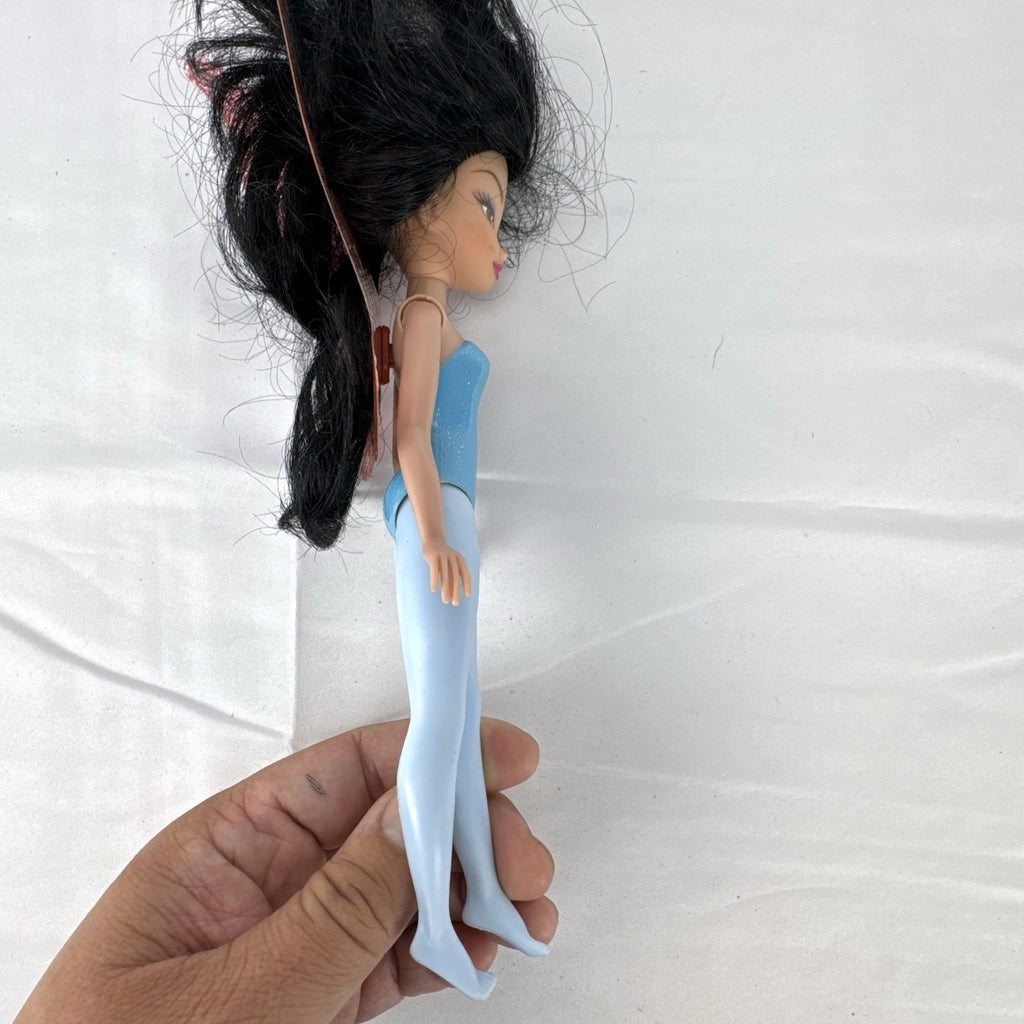 Playmates Disney Fairies Silvermist 9-inch doll with molded blue outfit and holographic wings