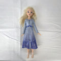Hasbro Disney Frozen 2 Elsa 11-inch fashion doll wearing blue patterned travel dress and boots
