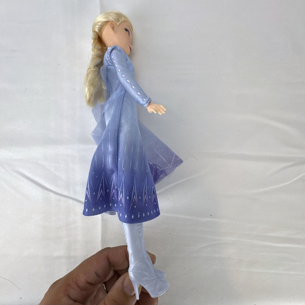 Hasbro Disney Frozen 2 Elsa 11-inch fashion doll in blue travel dress with blonde braid