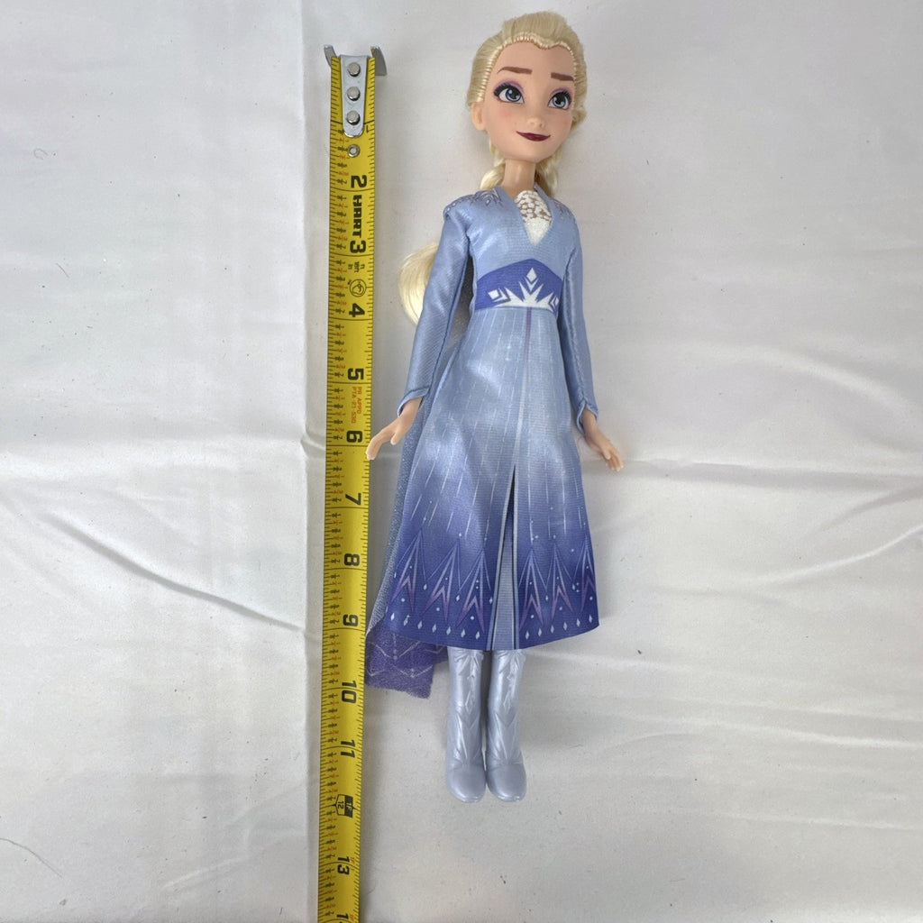 Hasbro Disney Frozen 2 Elsa 11-inch fashion doll in blue travel dress with blonde braid