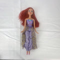Mattel 2005 Disney Princess Ariel 11-inch fashion doll with red hair and purple glitter pants outfit