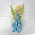 Disney Fairies Tinker Bell 10-inch doll wearing shimmering blue outfit with translucent green glitter wings