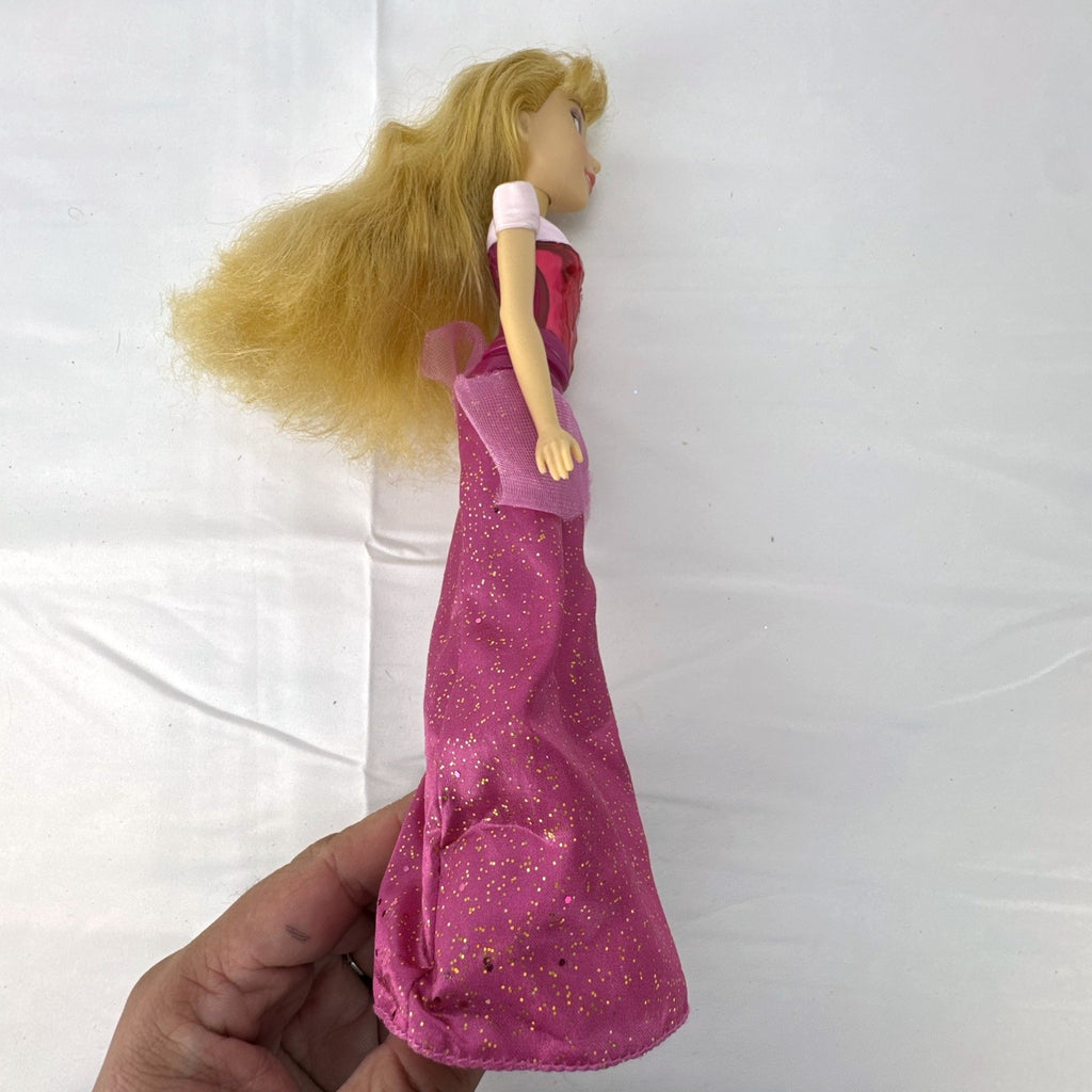 Mattel Disney Princess Aurora 11-inch fashion doll in pink sparkle gown with blonde hair
