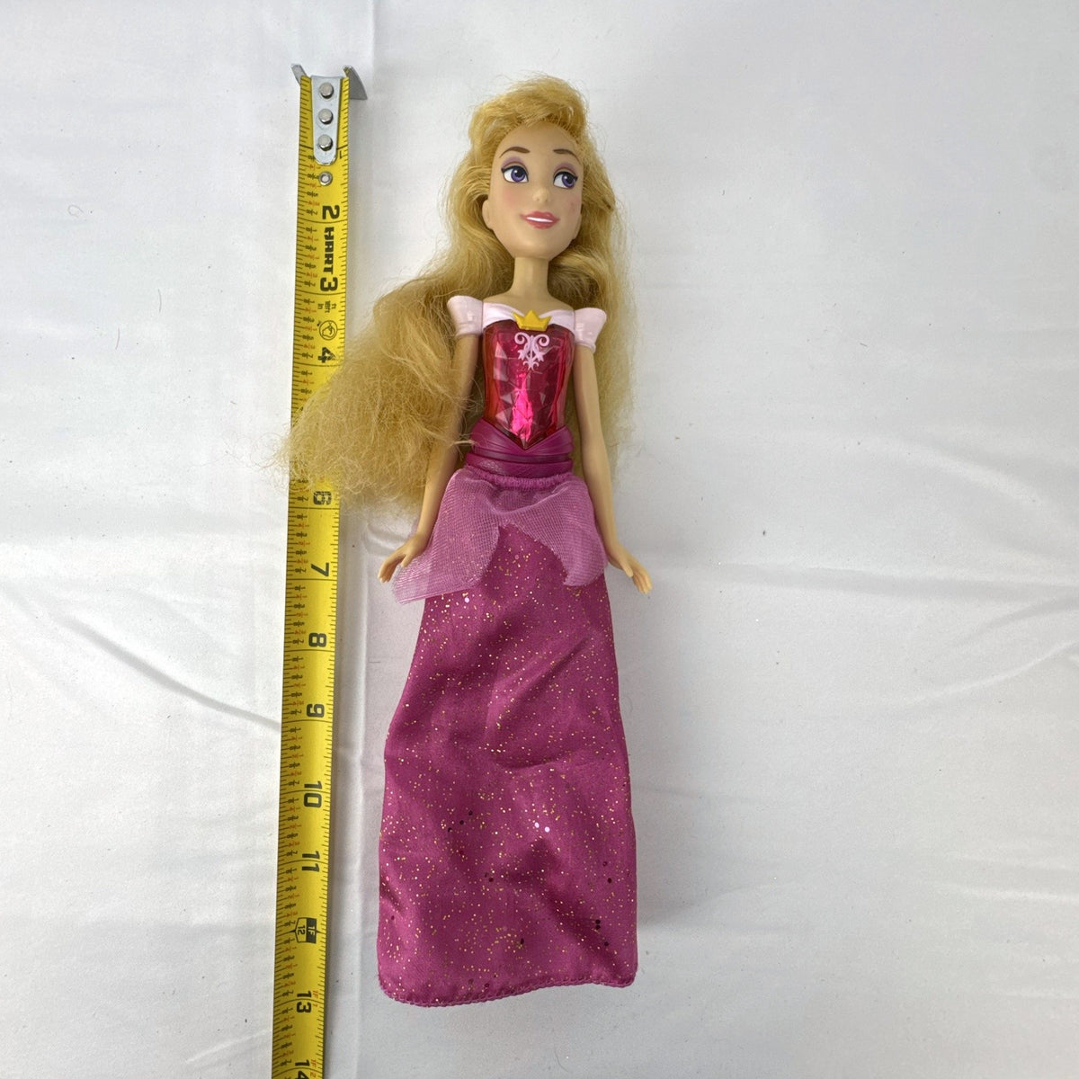 Mattel Disney Princess Aurora 11-inch fashion doll in pink sparkle gown with blonde hair