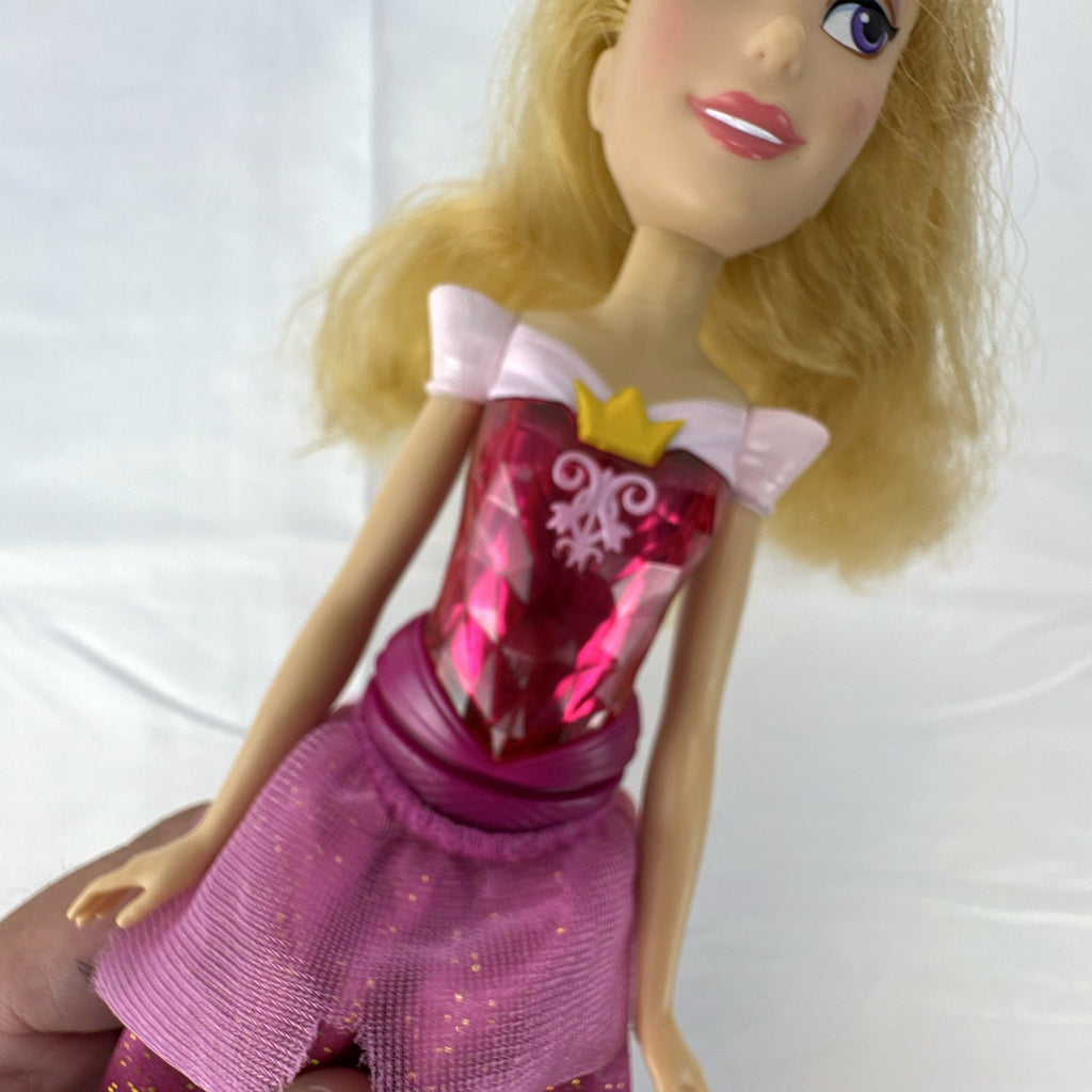 Mattel Disney Princess Aurora 11-inch fashion doll in pink sparkle gown with blonde hair