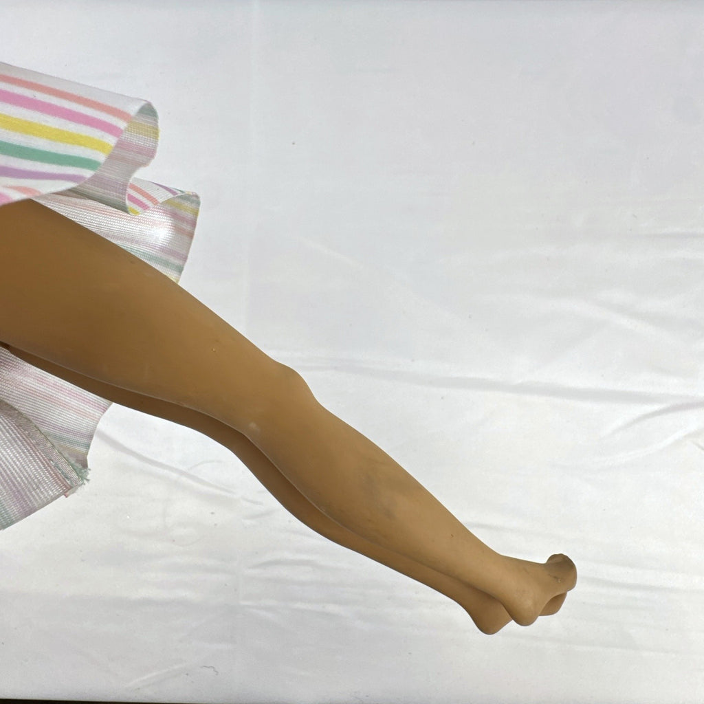 Mattel My First Barbie Teresa 14.5-inch preschool doll wearing a pastel striped ruffle dress