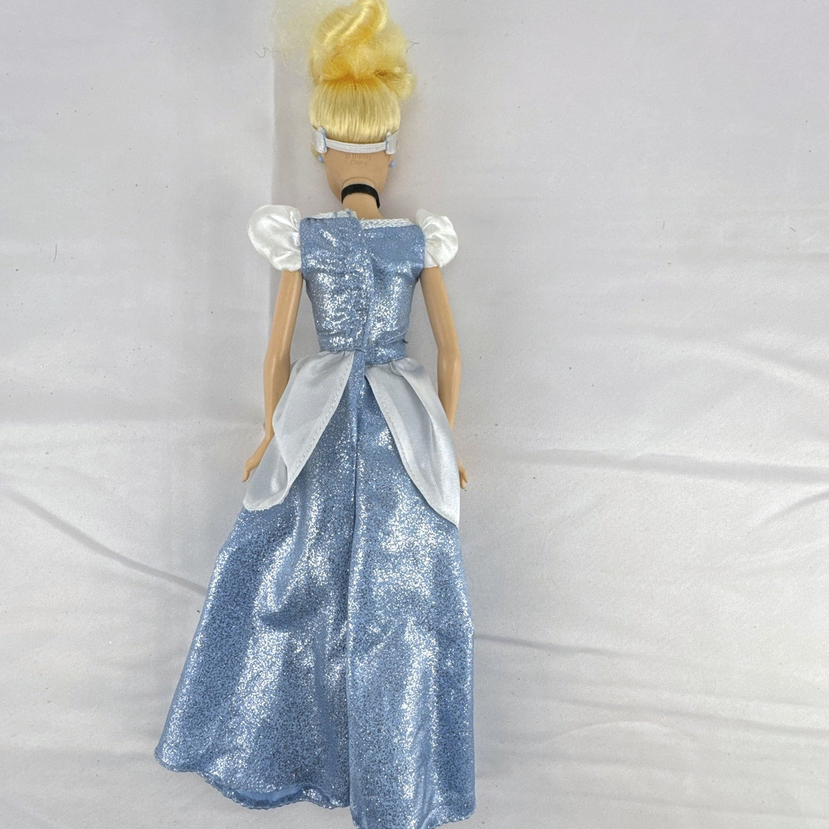 Disney Princess Cinderella 11.5-inch fashion doll in sparkling blue ball gown with blonde updo