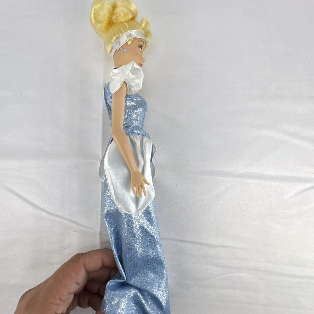Disney Princess Cinderella 11.5-inch fashion doll in sparkling blue ball gown with blonde updo