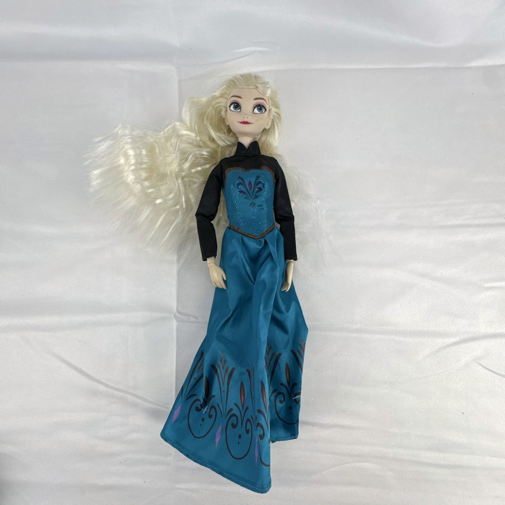 Disney Store 12-inch Elsa Classic Doll in green coronation gown with blonde hair