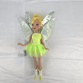 Disney Store 9-inch Tinker Bell doll in green dress with iridescent fairy wings