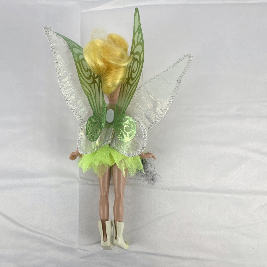 Disney Store 9-inch Tinker Bell doll in green dress with iridescent fairy wings