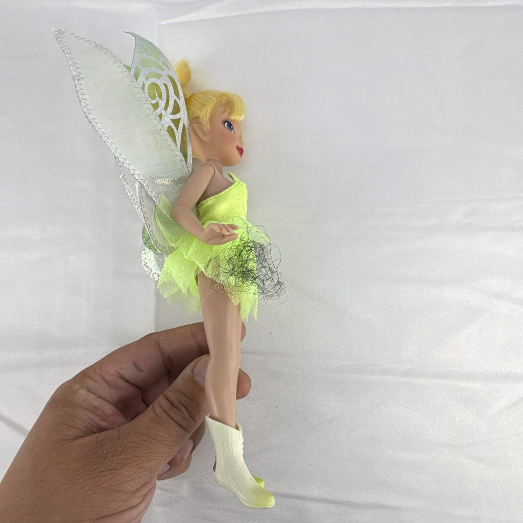 Disney Store 9-inch Tinker Bell doll in green dress with iridescent fairy wings