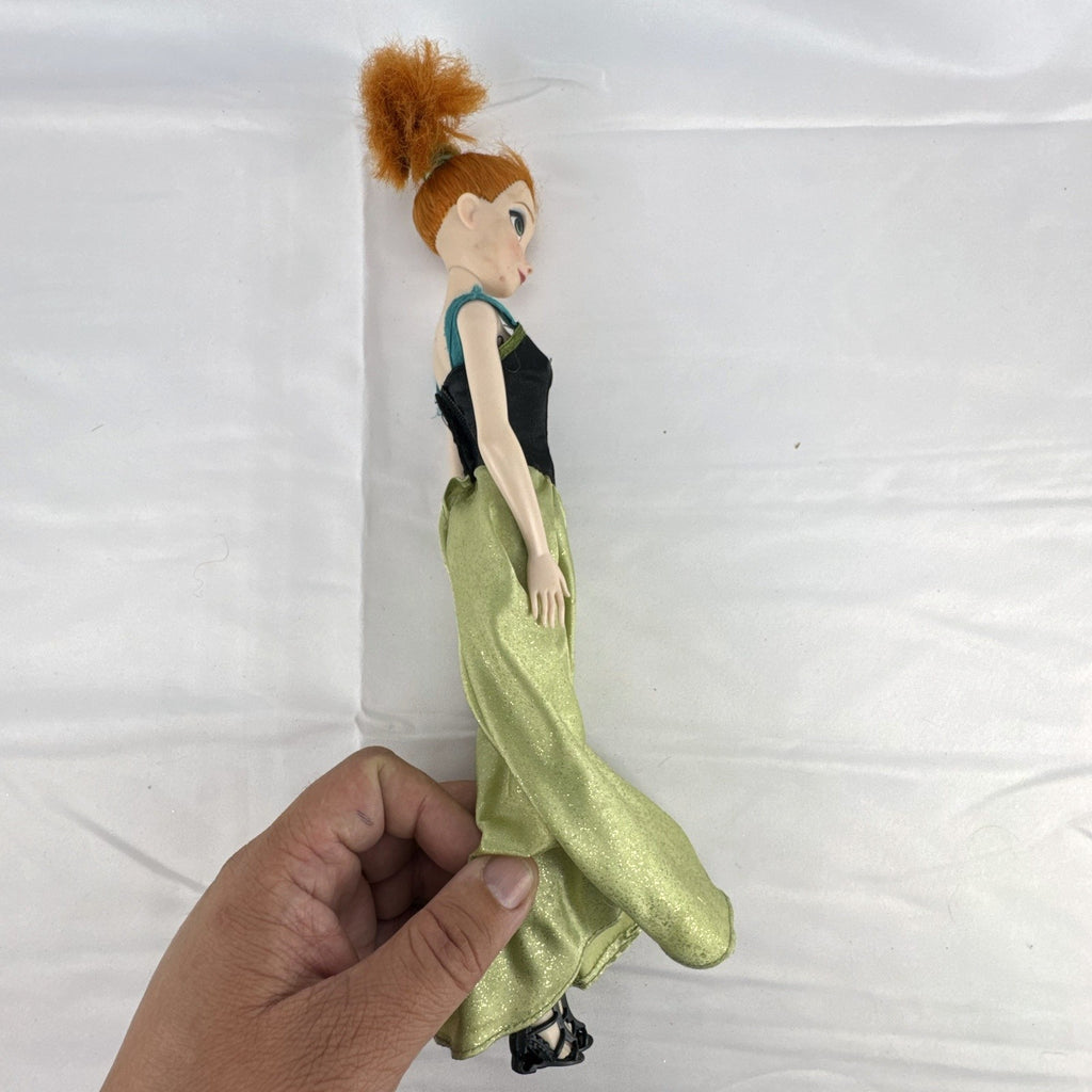 Disney Frozen Princess Anna 11-inch fashion doll in green coronation dress and black shoes