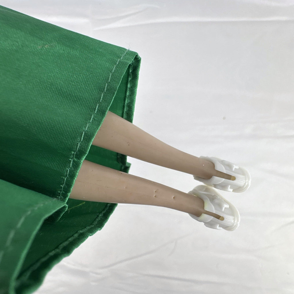 Disney Store Princess Anna 11-inch articulated fashion doll in green coronation dress and white shoes.