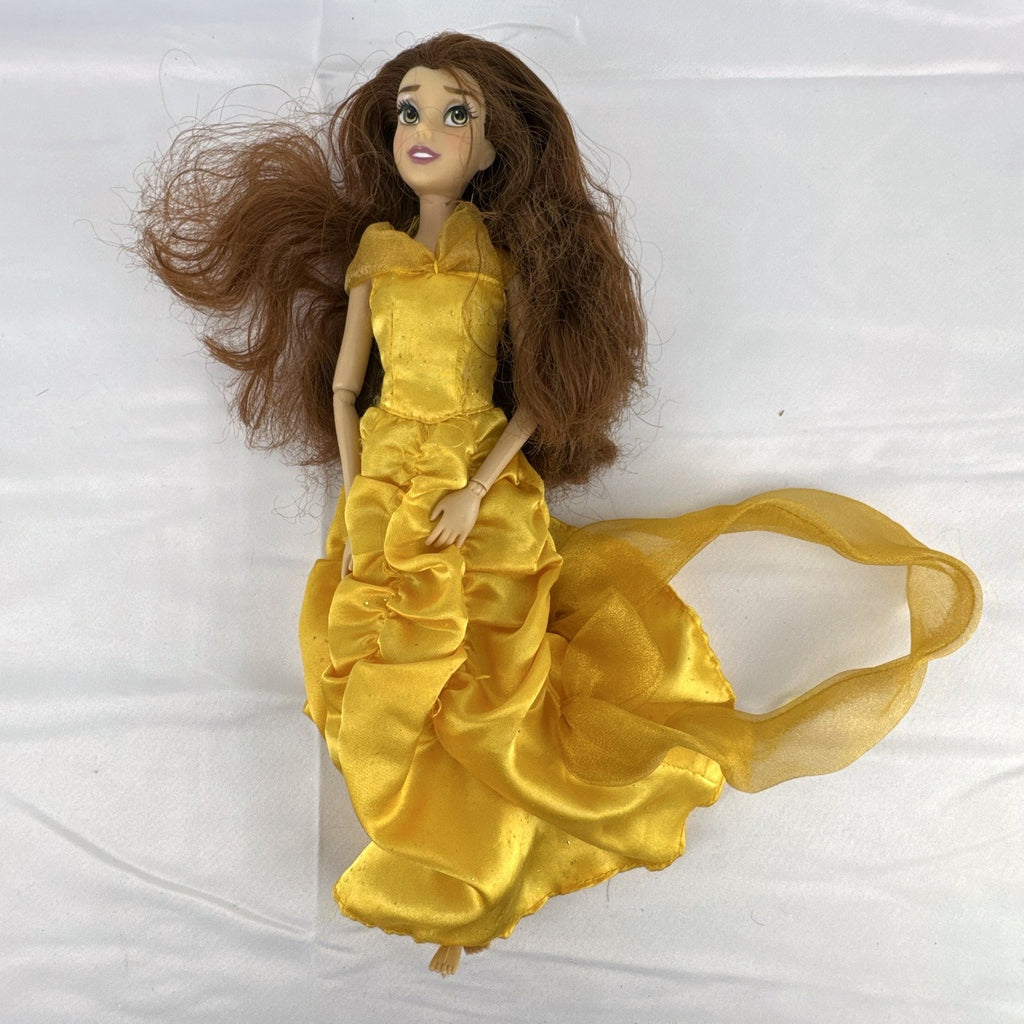 Disney Belle 11.5 inch articulated fashion doll wearing yellow ballroom gown