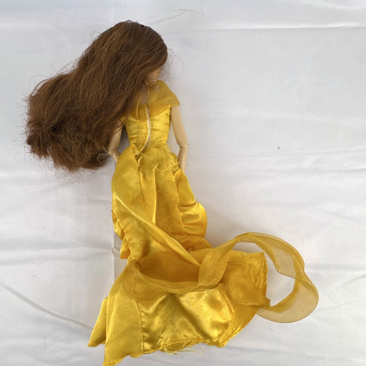 Disney Belle 11.5 inch articulated fashion doll wearing yellow ballroom gown