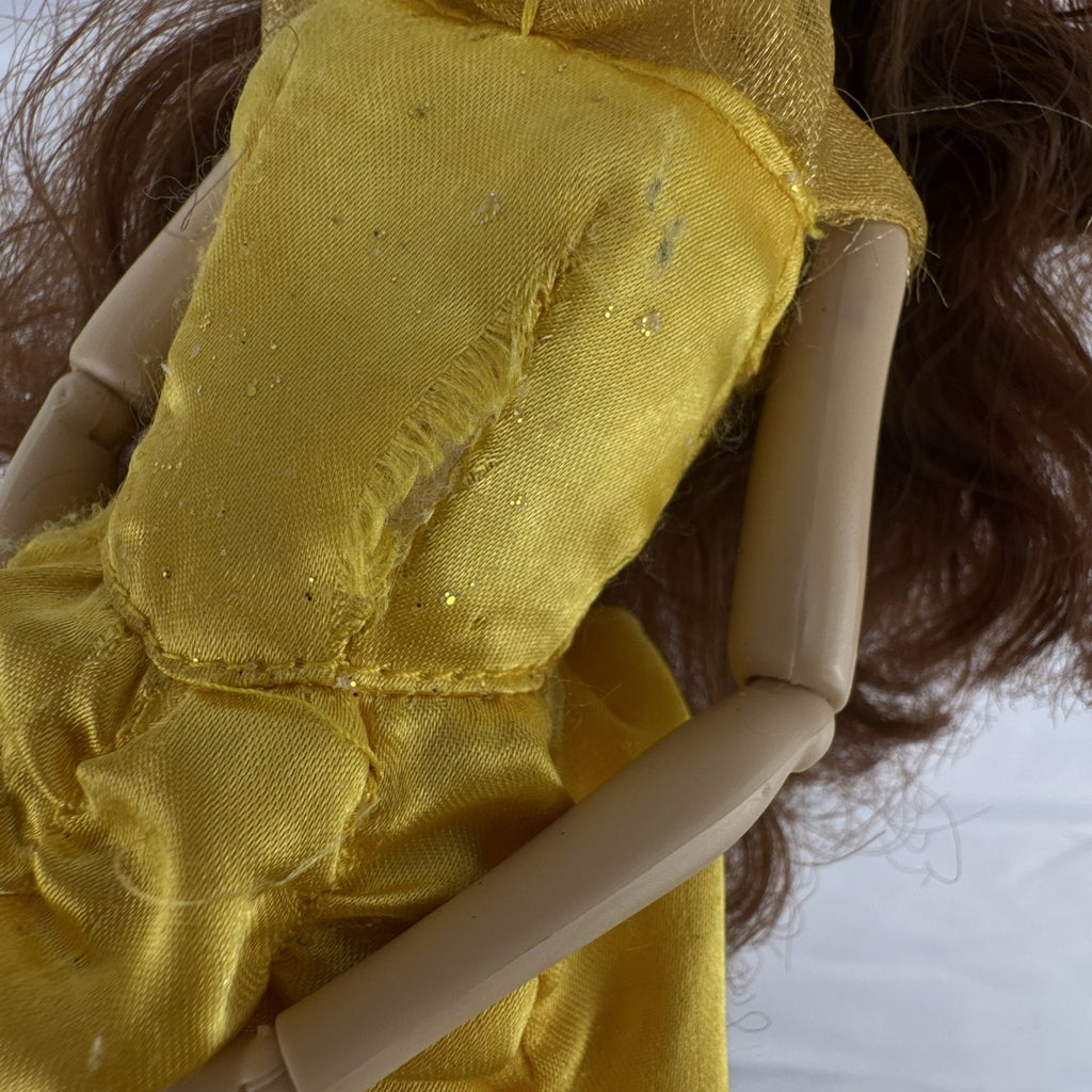 Disney Belle 11.5 inch articulated fashion doll wearing yellow ballroom gown