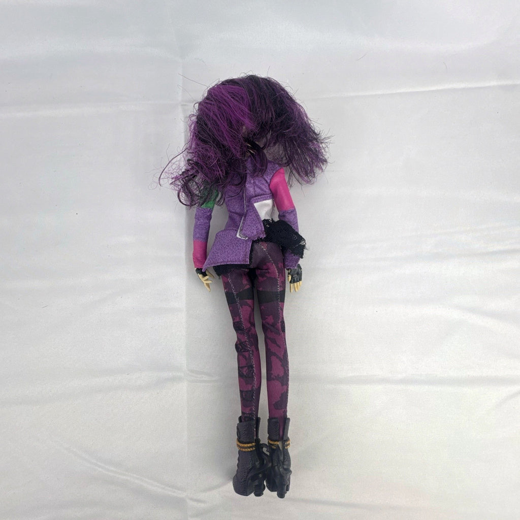 Hasbro Disney Descendants Mal 11-inch articulated doll with purple hair in Isle of the Lost outfit