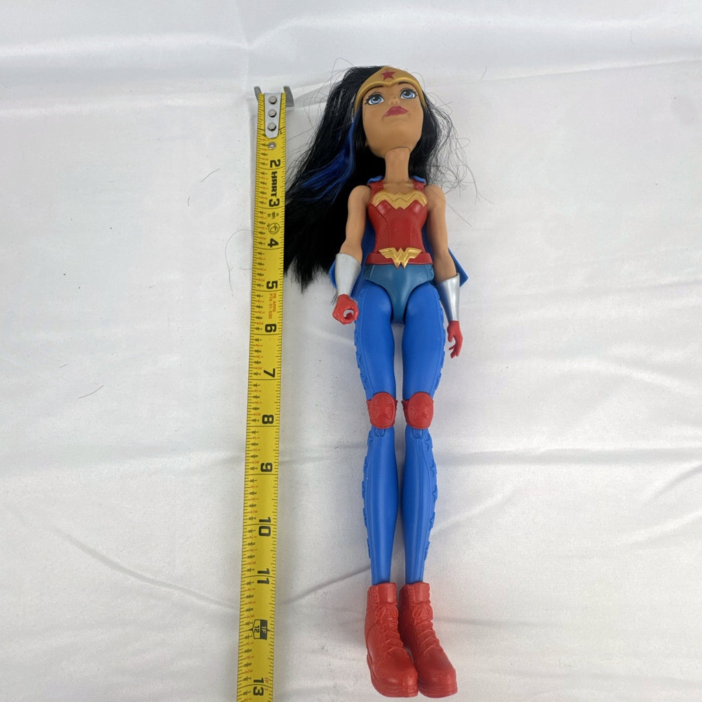 Mattel DC Super Hero Girls 12-inch Wonder Woman articulated doll with molded armor and cape