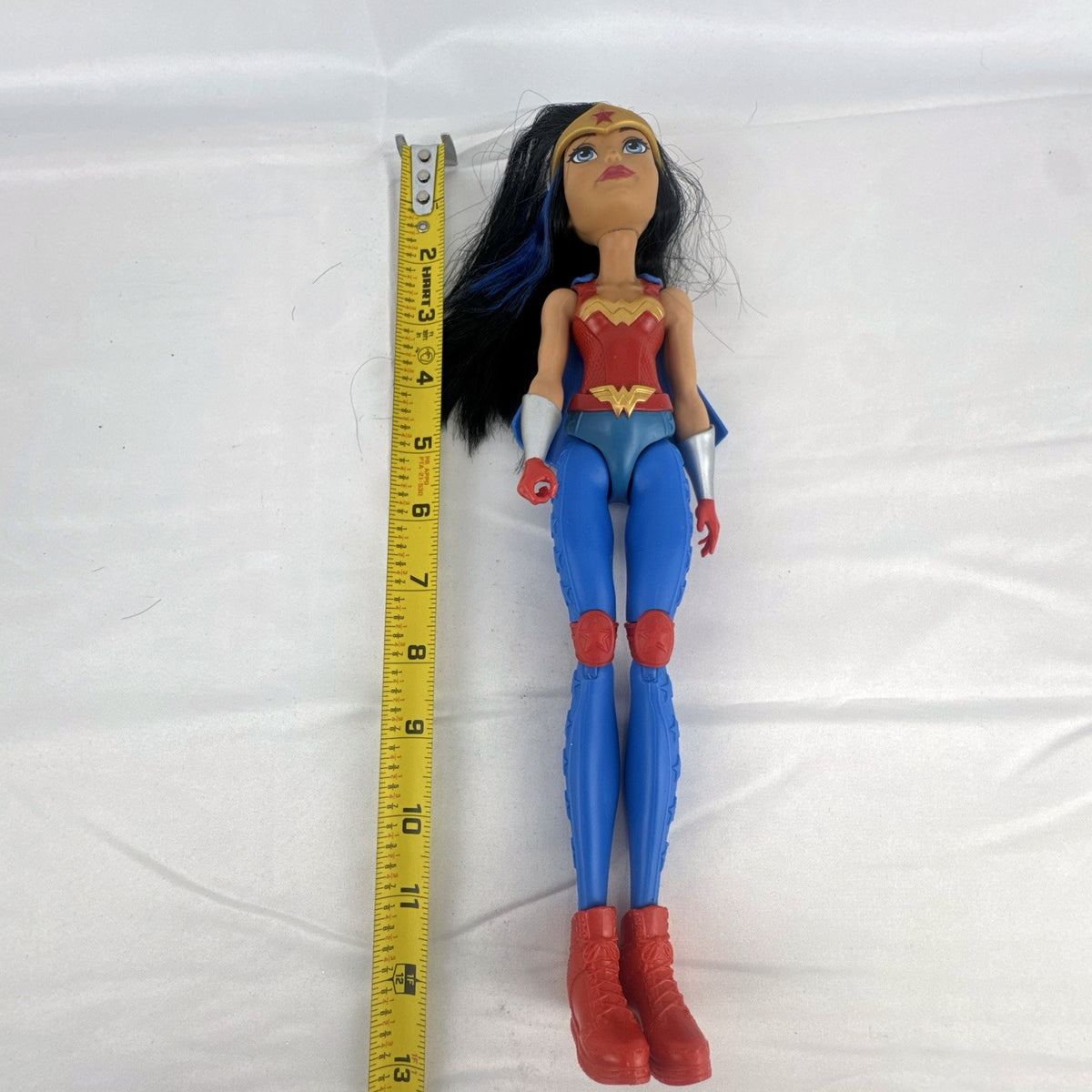 Mattel DC Super Hero Girls 12-inch Wonder Woman articulated doll with molded armor and cape