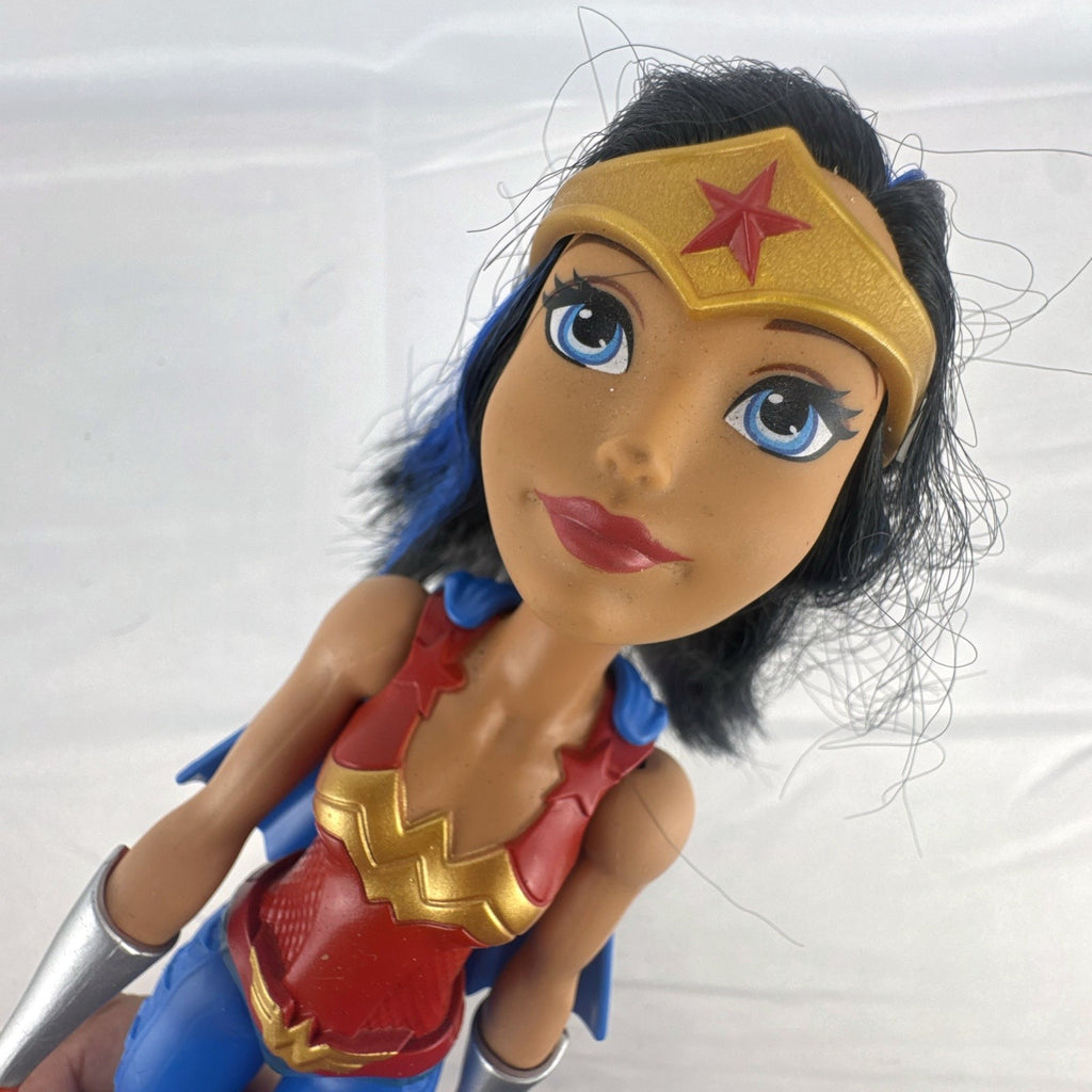 Mattel DC Super Hero Girls 12-inch Wonder Woman articulated doll with molded armor and cape