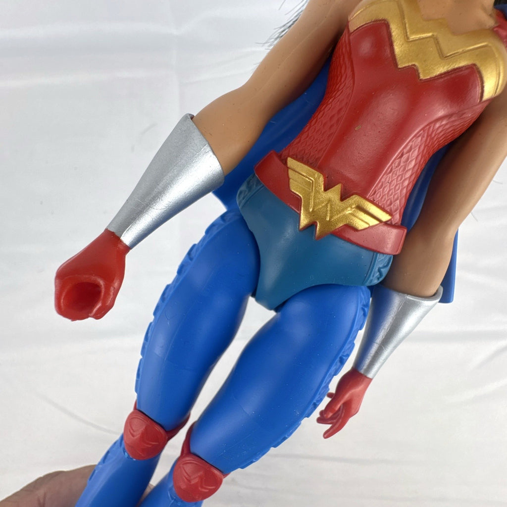 Mattel DC Super Hero Girls 12-inch Wonder Woman articulated doll with molded armor and cape