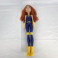 Mattel DC Super Hero Girls Batgirl 12-inch doll with purple suit, yellow boots, and red hair