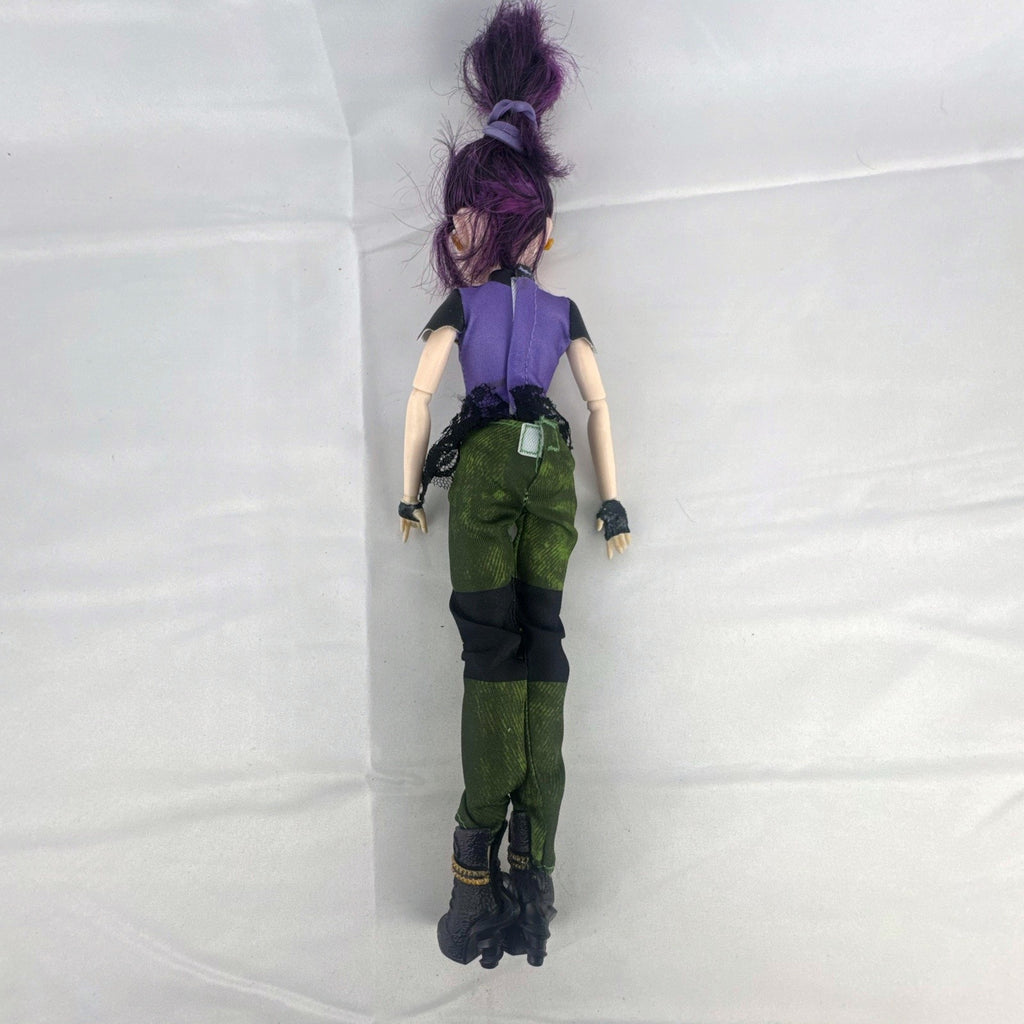 Hasbro Disney Descendants Mal 11-inch articulated fashion doll with purple hair in Isle of the Lost outfit