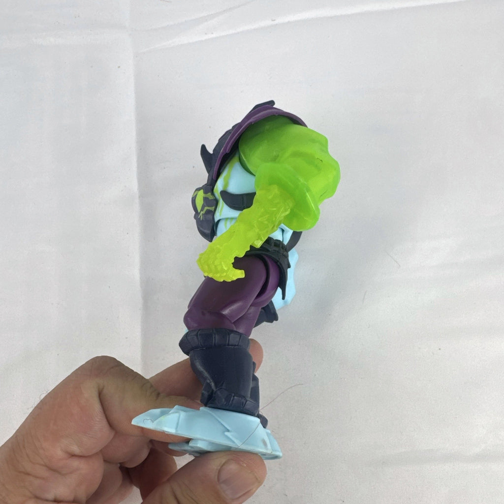Mattel Masters of the Universe Skeletor action figure from Netflix CGI series with translucent green arm