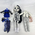 MGA Shadow High Heather Grayson 11-inch fashion doll with split black and white hair and clothing accessories