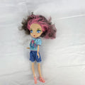 Spin Master La Dee Da Dee 10-inch fashion doll in blue mermaid outfit with brown and pink hair