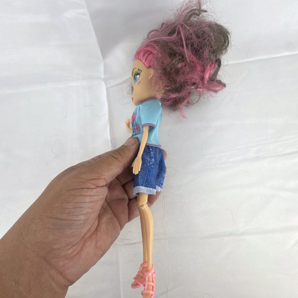 Spin Master La Dee Da Dee 10-inch fashion doll in blue mermaid outfit with brown and pink hair